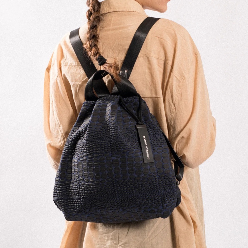 EUC DANIELLA LEHAVI Dani Tokyo Backpack in Navy Blue